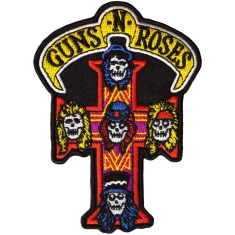 Guns N Roses - Appetite For Destruction Cross Printed Patch