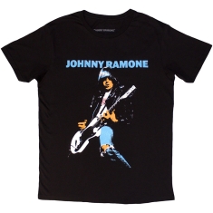 Johnny Ramone - Ripped Denim Uni Bl T-Shirt