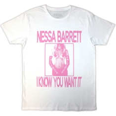 Nessa Barrett - I Know You Want It Uni Wht T-Shirt