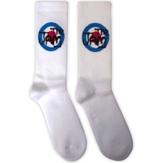 The Jam - Target Logo Uni Wht Socks