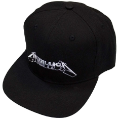 Metallica - 3D Logo Bl Snapback Cap