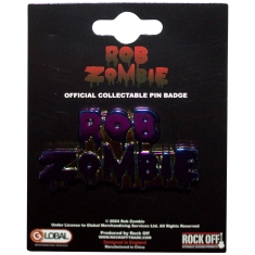 Rob Zombie - Multicoloured Logo Pin Badge