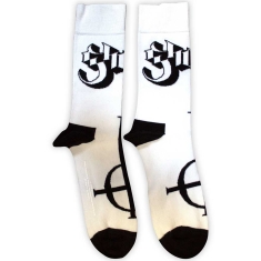 Ghost - Symbol Mono Uni Wht Socks (Size 40-44)