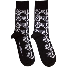 Ghost - Logo Pattern Uni Bl Socks (Size 40-44)