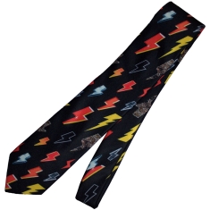 Ac/Dc - Lightning Bolts Neck Tie