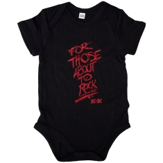 Ac/Dc - For Those About To Rock Toddler Bl Babygrow