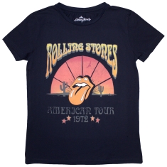 Rolling Stones - Desert 72 Lady Navy T-Shirt