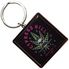 Cypress Hill - Leaf Skull Keychain