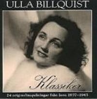 Ulla Billquist - Klassiker ryhmässä ME SUOSITTELEMME / Joululahjavinkki: CD @ Bengans Skivbutik AB (637749)